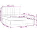 Pat cu arcuri, saltea și LED, verde închis, 180x200 cm, catifea - WALTI WALTI