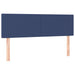 Pat box spring cu saltea, albastru, 140x200 cm, textil - WALTI WALTI