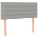 Pat box spring cu saltea, gri deschis, 100x200 cm, textil - WALTI WALTI