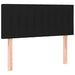 Pat box spring cu saltea, negru, 80x200 cm, textil - WALTI WALTI
