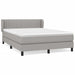 Pat continental, gri deschis, 140x200 cm, material textil - WALTI WALTI