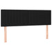 Pat box spring cu saltea, negru, 140x200 cm, textil - WALTI WALTI