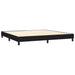 Pat box spring cu saltea, negru, 200x200 cm, textil - WALTI WALTI