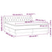 Pat continental cu saltea, gri deschis, 160x200 cm, textil - WALTI WALTI
