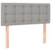 Pat box spring cu saltea, gri deschis, 100x200 cm, textil - WALTI WALTI