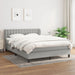 Pat continental, gri deschis, 140x200 cm, material textil - WALTI WALTI