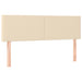 Pat box spring cu saltea, crem, 140x200 cm, textil - WALTI WALTI