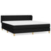 Pat box spring cu saltea, negru, 180x200 cm, catifea - WALTI WALTI