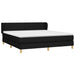 Pat box spring cu saltea, negru, 180x200 cm, catifea - WALTI WALTI