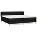 Pat box spring cu saltea, negru, 200x200 cm, textil - WALTI WALTI