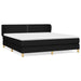Pat box spring cu saltea, negru, 160x200 cm, textil - WALTI WALTI