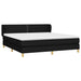 Pat box spring cu saltea, negru, 160x200 cm, textil - WALTI WALTI