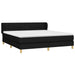 Pat box spring cu saltea, negru, 160x200 cm, textil - WALTI WALTI