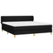 Pat box spring cu saltea, negru, 180x200 cm, catifea - WALTI WALTI