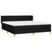 Pat box spring cu saltea, negru, 180x200 cm, catifea - WALTI WALTI
