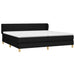 Pat box spring cu saltea, negru, 200x200 cm, textil - WALTI WALTI