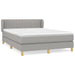 Pat continental, gri deschis, 140x200 cm, material textil - WALTI WALTI