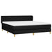 Pat box spring cu saltea, negru, 180x200 cm, catifea - WALTI WALTI