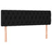 Pat box spring cu saltea, negru, 140x190 cm, textil - WALTI WALTI