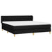 Pat box spring cu saltea, negru, 180x200 cm, catifea - WALTI WALTI