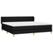 Pat box spring cu saltea, negru, 200x200 cm, textil - WALTI WALTI
