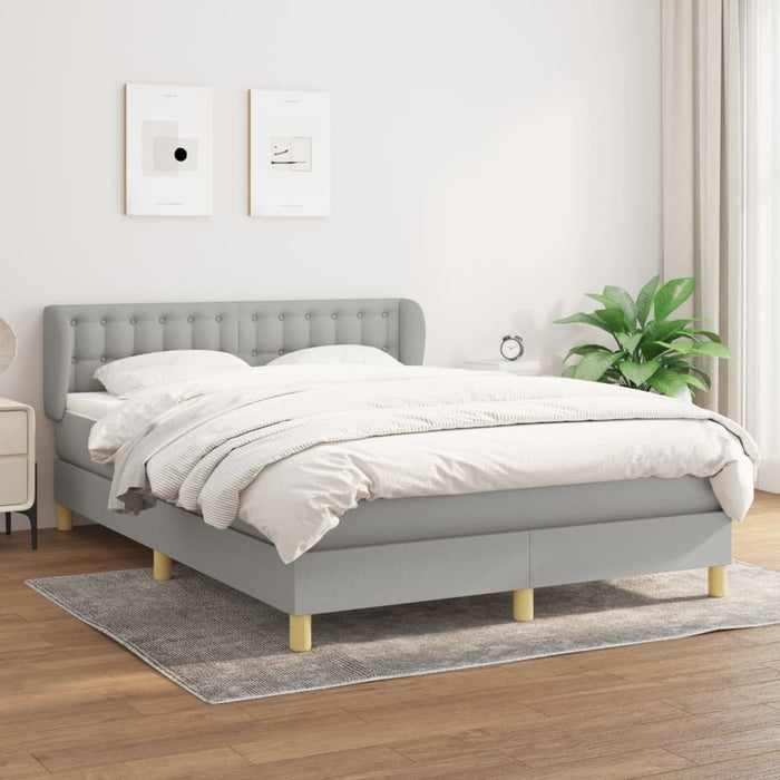 Pat continental, gri deschis, 140x200 cm, material textil - WALTI WALTI
