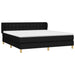 Pat box spring cu saltea, negru, 160x200 cm, textil - WALTI WALTI