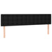 Pat box spring cu saltea, negru, 160x200 cm, textil - WALTI WALTI