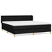 Pat box spring cu saltea, negru, 180x200 cm, catifea - WALTI WALTI