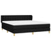 Pat box spring cu saltea, negru, 180x200 cm, catifea - WALTI WALTI