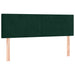 Pat box spring cu saltea, verde închis, 140x190 cm, catifea - WALTI WALTI