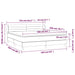 Pat box spring cu saltea, gri deschis, 160x200 cm, catifea - WALTI WALTI