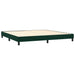 Pat box spring cu saltea, verde închis, 200x200 cm, catifea - WALTI WALTI