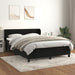 Pat box spring cu saltea, negru, 140x200 cm, catifea - WALTI WALTI