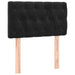 Pat box spring cu saltea, negru, 80x200 cm, catifea - WALTI WALTI