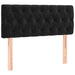 Pat box spring cu saltea, negru, 100x200 cm, catifea - WALTI WALTI