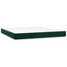 Pat box spring cu saltea, verde închis, 160x200 cm, catifea - WALTI WALTI
