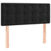 Pat box spring cu saltea, negru, 80x200 cm, catifea - WALTI WALTI