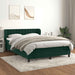 Pat box spring cu saltea, verde închis, 140x200 cm, catifea - WALTI WALTI