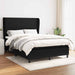Pat box spring cu saltea, negru, 140x190 cm, textil - WALTI WALTI