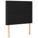 Pat box spring cu saltea, negru, 80x200 cm, textil - WALTI WALTI
