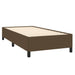 Pat box spring cu saltea, maro închis, 90x200 cm, textil - WALTI WALTI