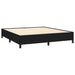 Pat box spring cu saltea, negru, 160x200 cm, textil - WALTI WALTI