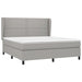 Pat continental, gri deschis, 180x200 cm, material textil - WALTI WALTI