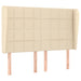 Pat box spring cu saltea, crem, 140x200 cm, textil - WALTI WALTI