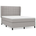 Pat continental, gri deschis, 140x200 cm, material textil - WALTI WALTI