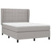 Pat continental, gri deschis, 140x200 cm, material textil - WALTI WALTI