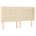 Pat box spring cu saltea, crem, 200x200 cm, textil - WALTI WALTI