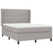 Pat continental, gri deschis, 140x200 cm, material textil - WALTI WALTI