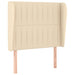 Pat box spring cu saltea, crem, 90x200 cm, textil - WALTI WALTI
